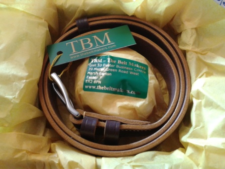 TBM belt in gift box